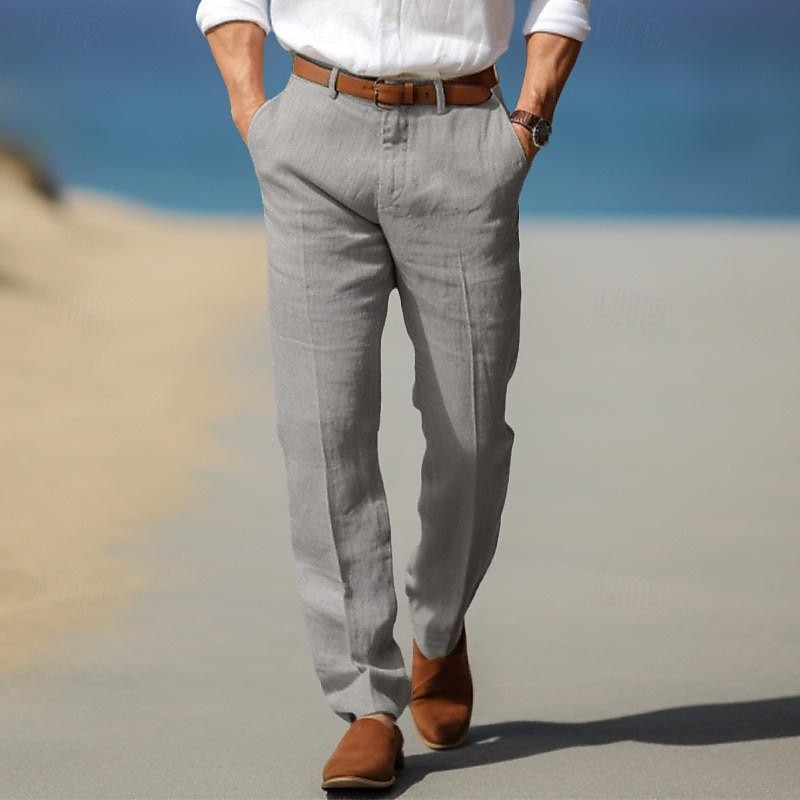 Perrin &amp; Fils | PANTALON HOMME LUXE EN LIN PREMIUM