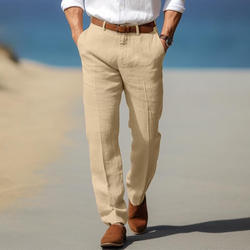 Perrin &amp; Fils | PANTALON HOMME LUXE EN LIN PREMIUM